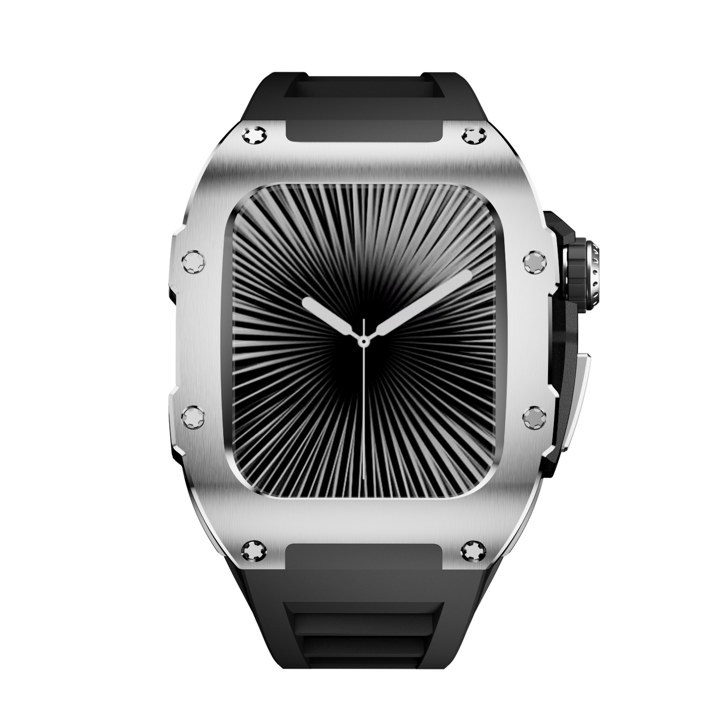 316L Stainless Steel with Silicone Band Luxury Solid S10 46mm