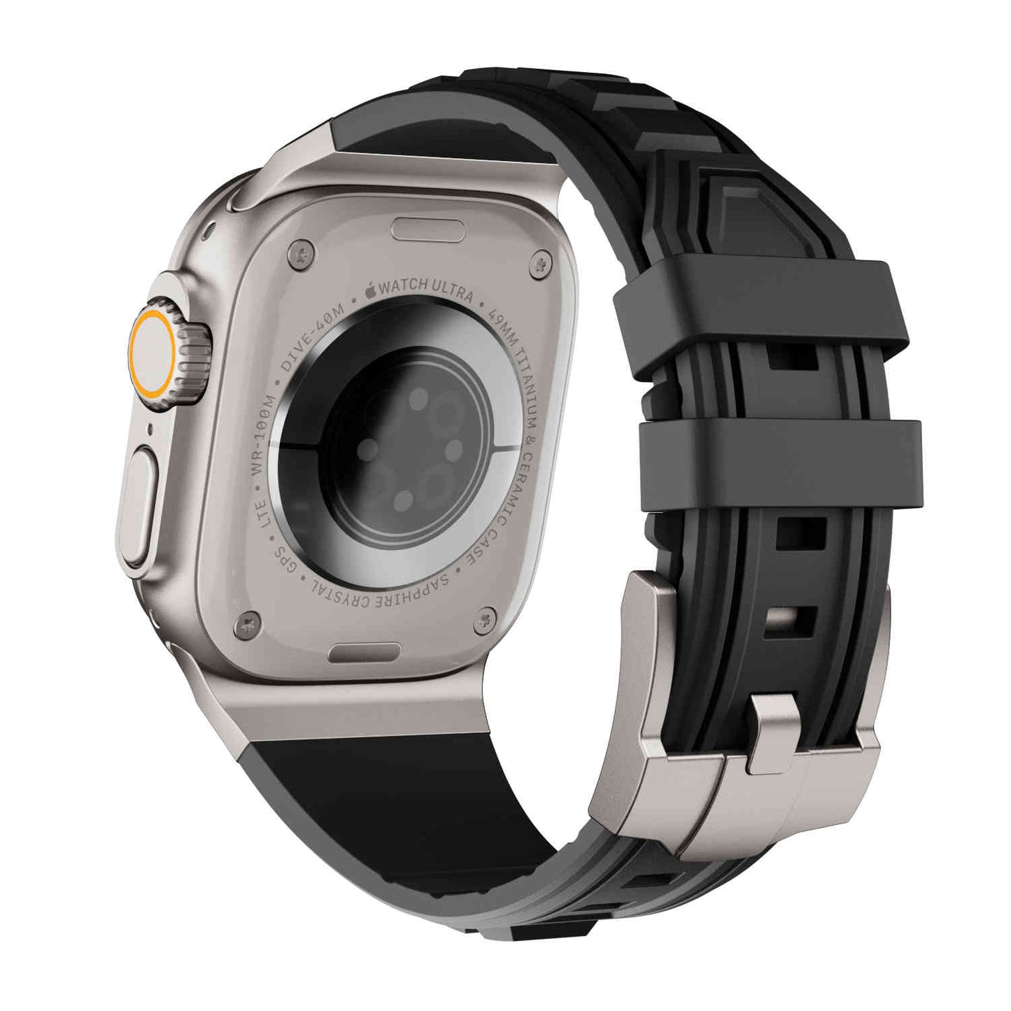 Tactical High Elastic Silicone Band for Apple Watch