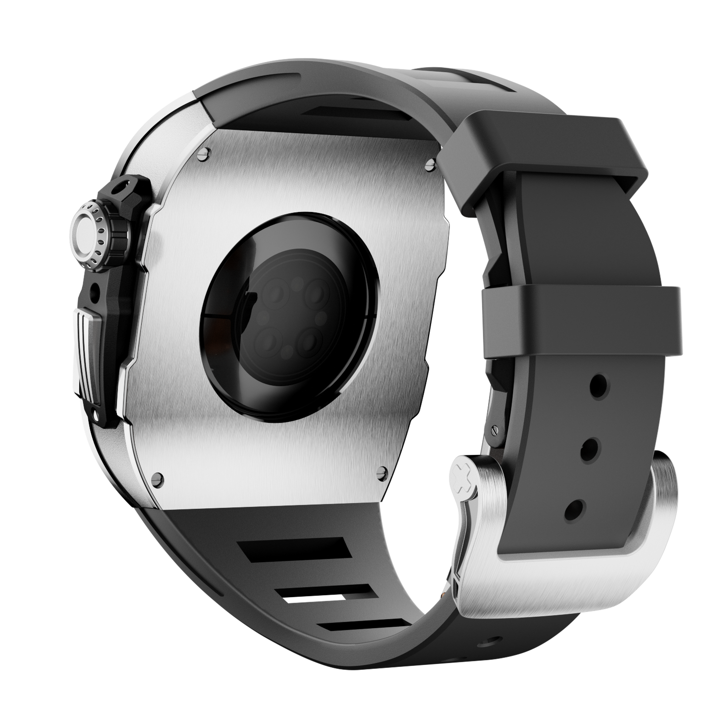316L Stainless Steel with Silicone Band Luxury Solid S10 46mm