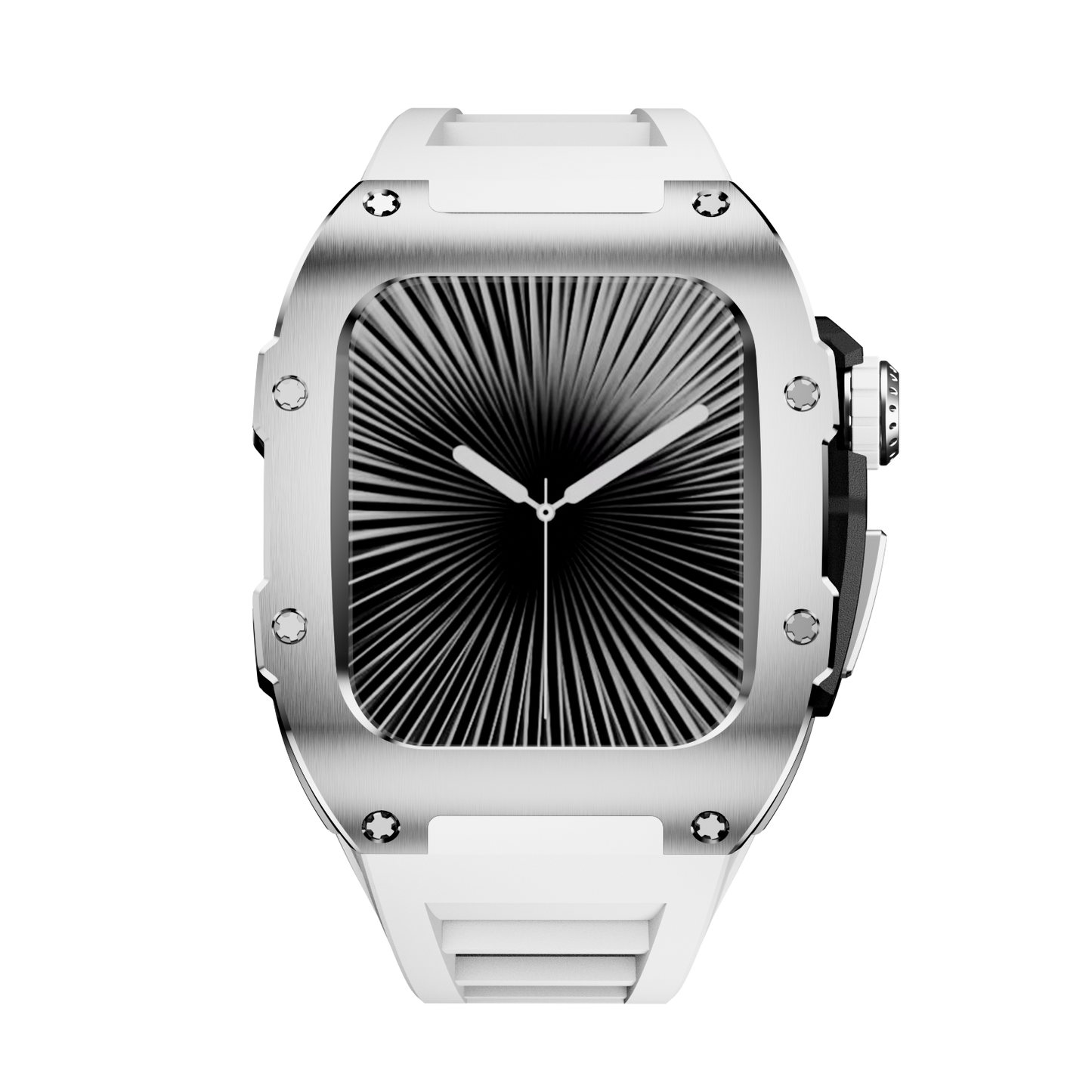 316L Stainless Steel with Silicone Band Luxury Solid S10 46mm