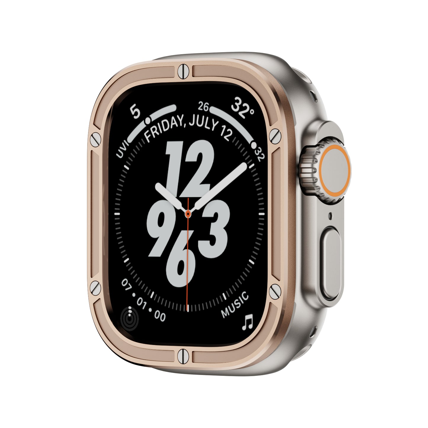 316L Stainless Steel Ultra Luxury Protection Circle For Apple Watch Ultra Regular