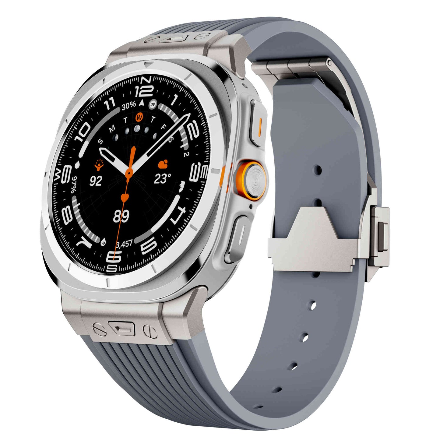High Tensile Silicone Watch Band For Samsung Watch Ultra