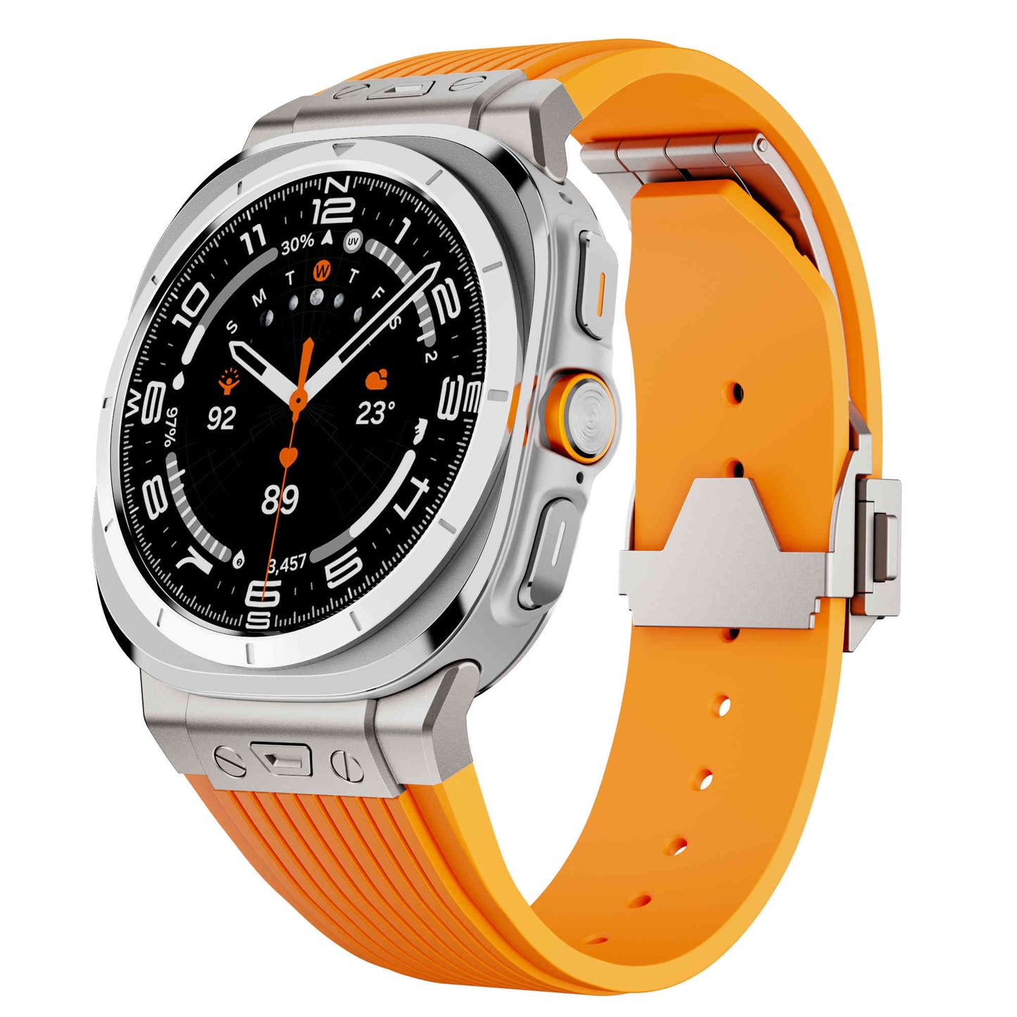 High Tensile Silicone Watch Band For Samsung Watch Ultra