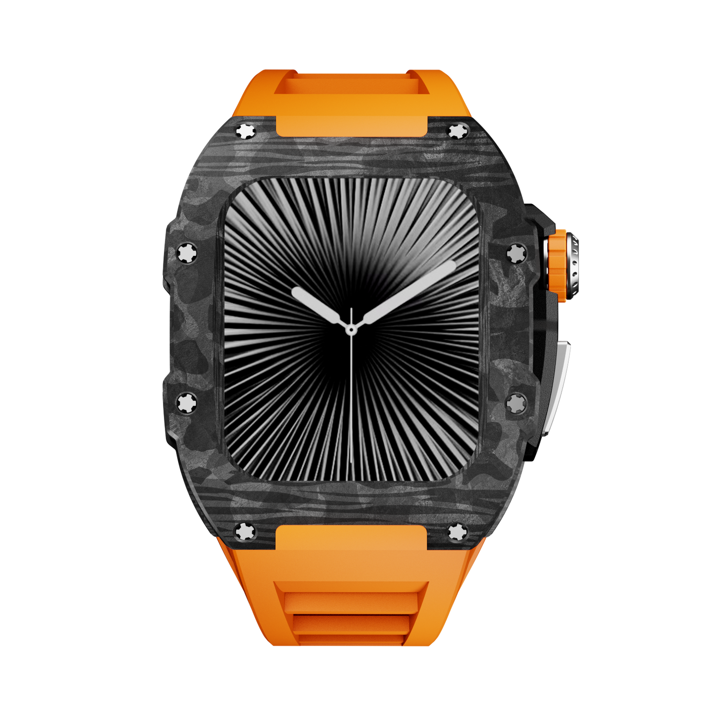 Carbon Fiber Case with Silicone Band Luxury Light Solid S10 46mm