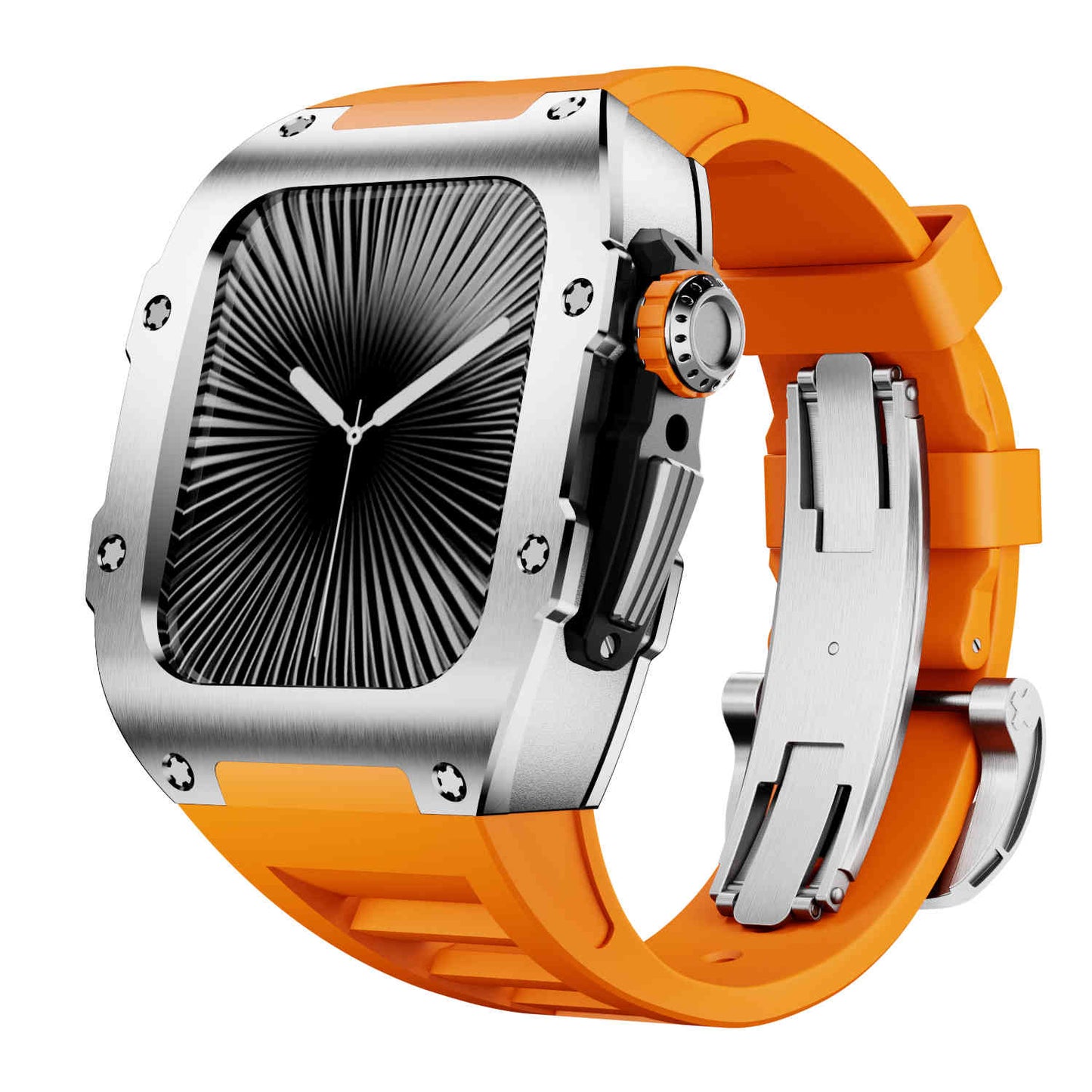 316L Stainless Steel with Silicone Band Luxury Solid S10 46mm