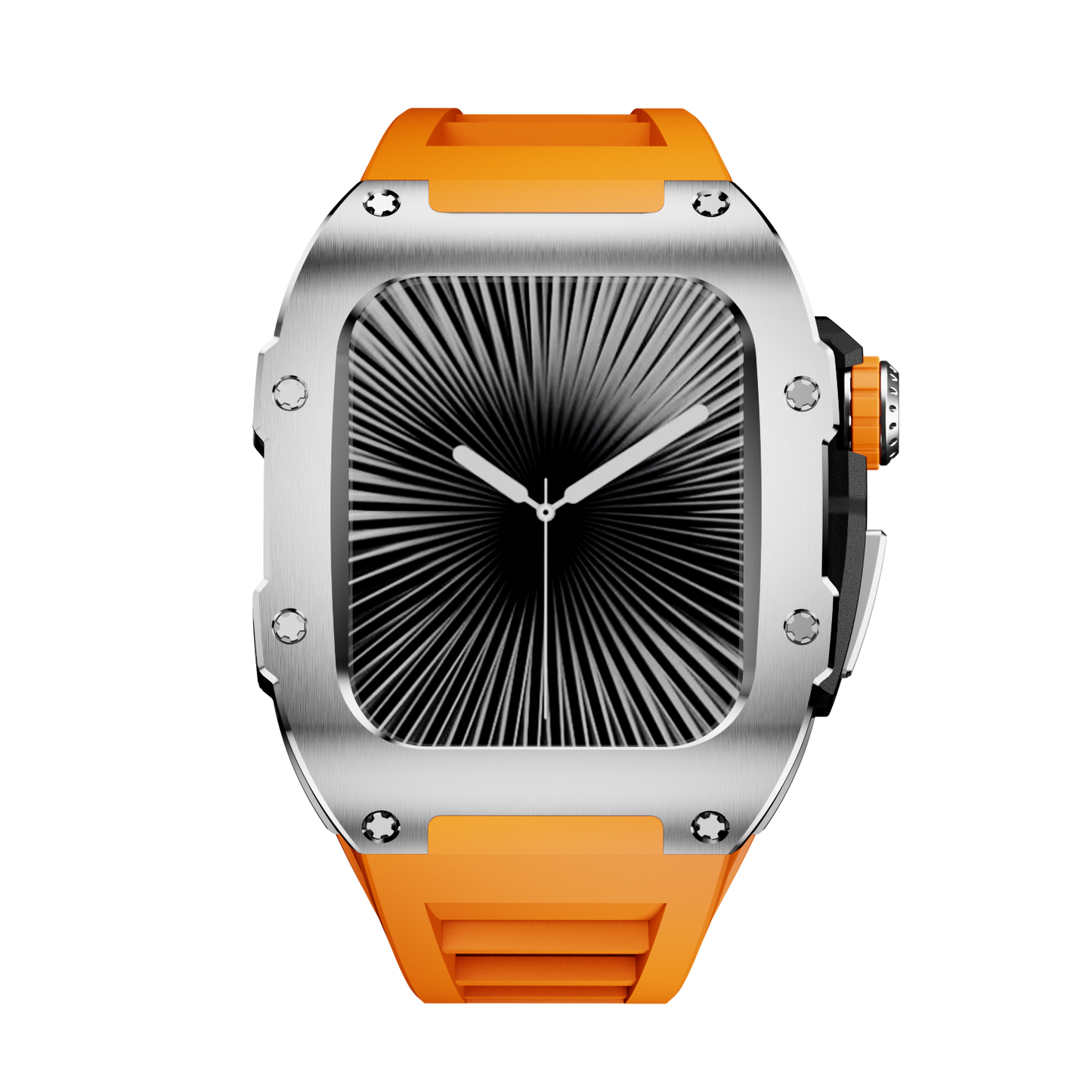 316L Stainless Steel with Silicone Band Luxury Solid S10 46mm
