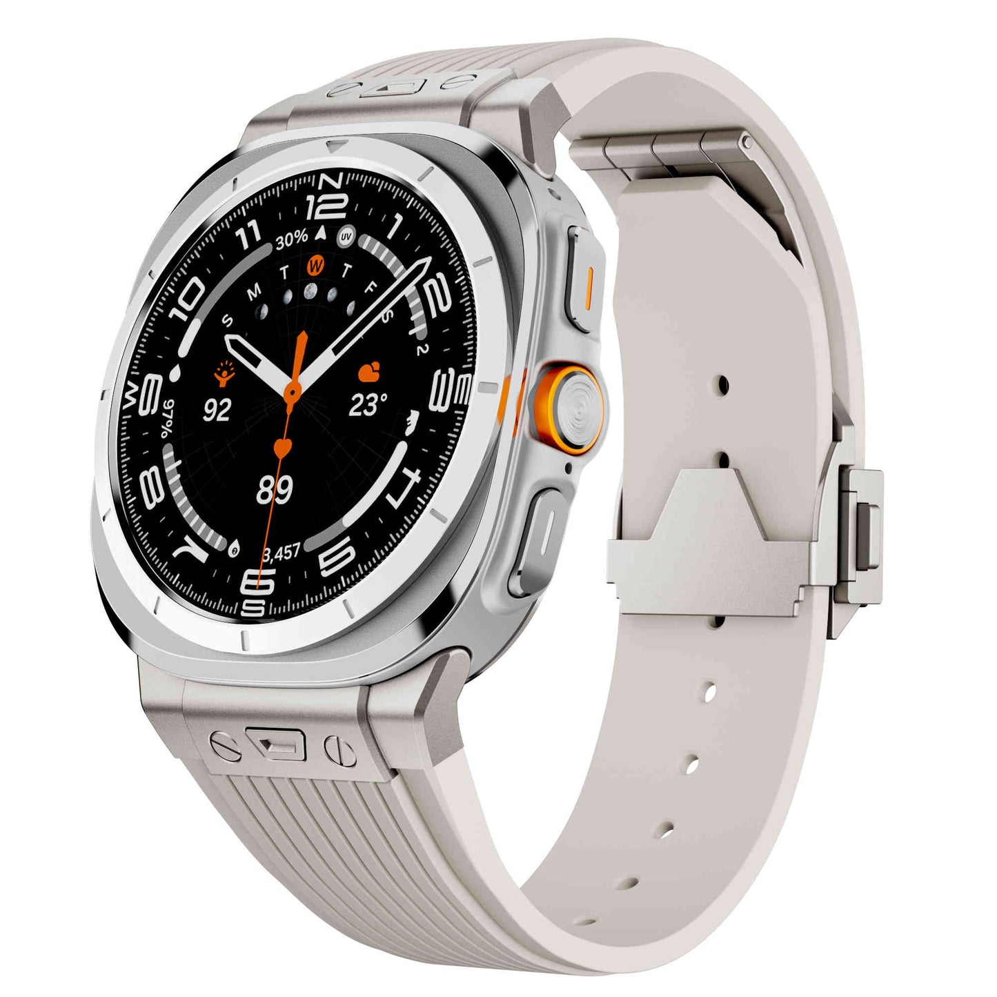 High Tensile Silicone Watch Band For Samsung Watch Ultra