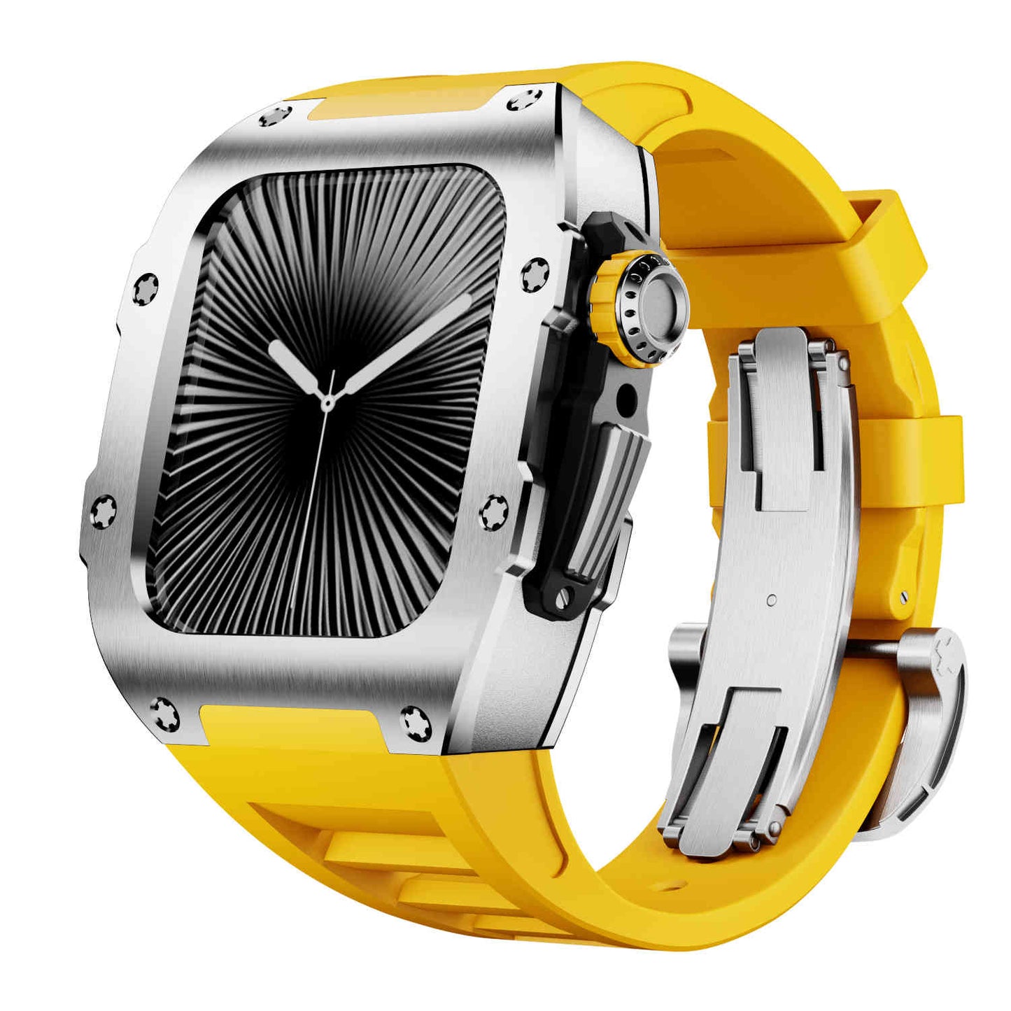 316L Stainless Steel with Silicone Band Luxury Solid S10 46mm