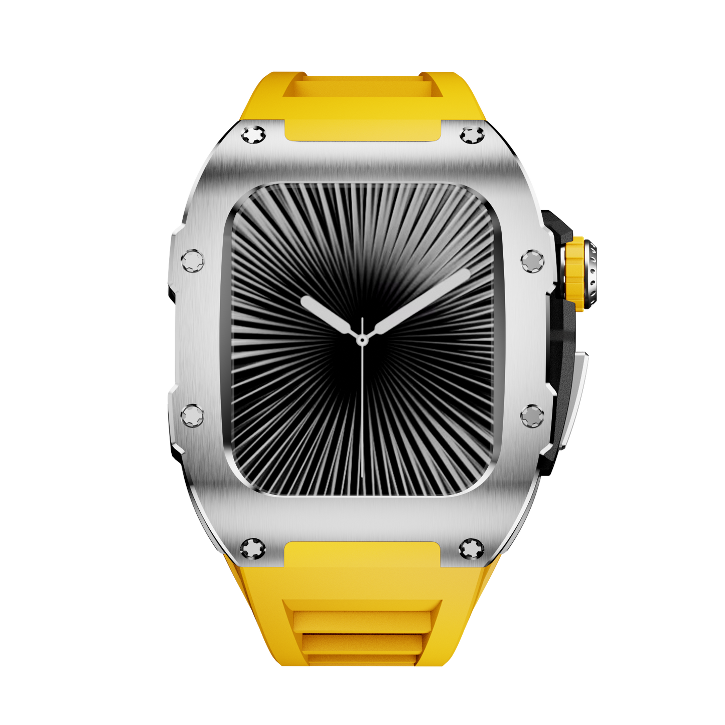316L Stainless Steel with Silicone Band Luxury Solid S10 46mm