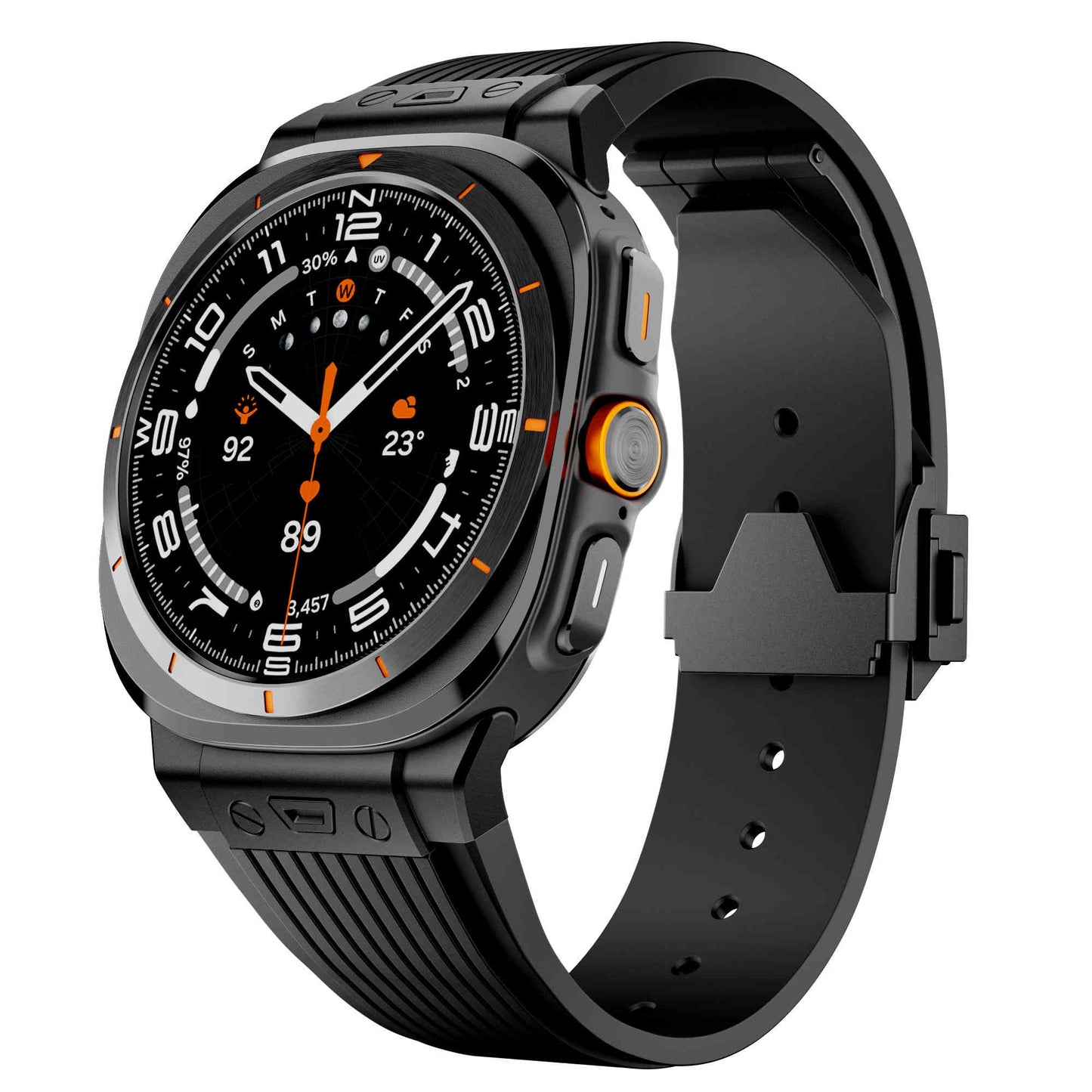 High Tensile Silicone Watch Band For Samsung Watch Ultra