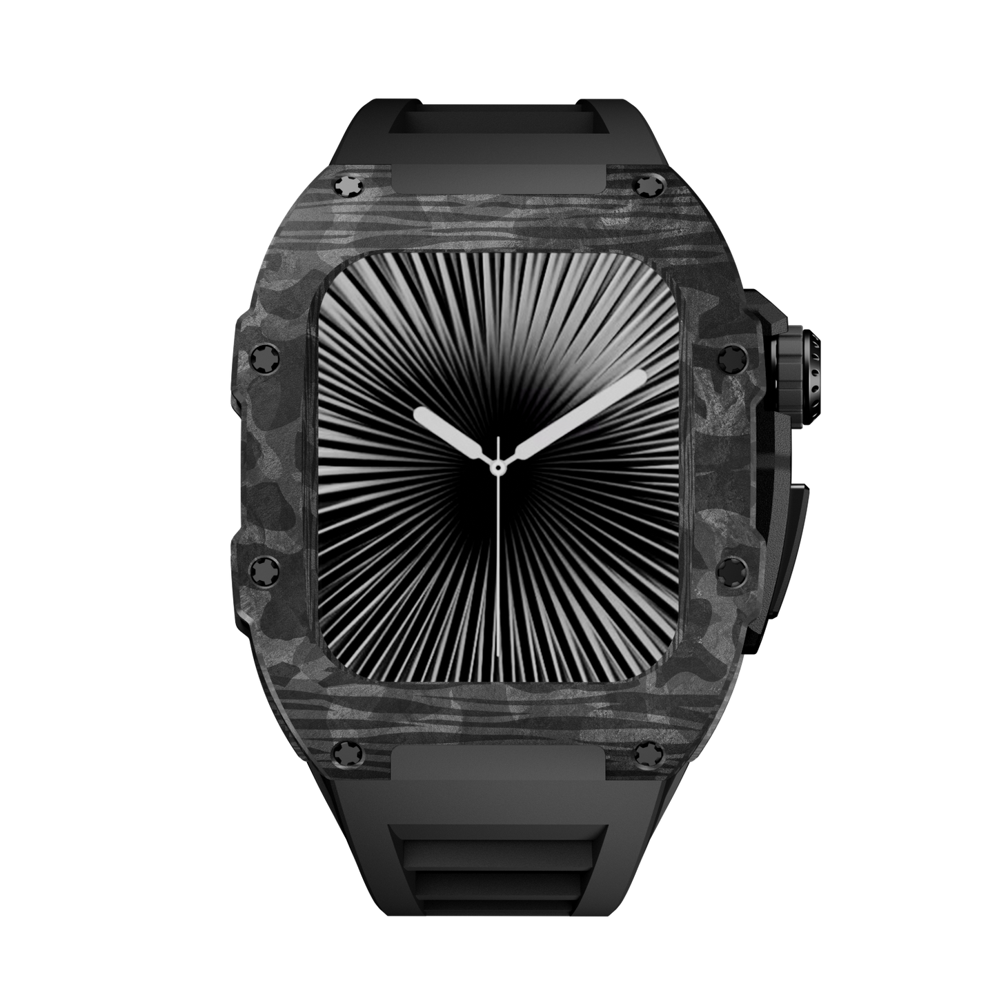 Carbon Fiber Case with Silicone Band Luxury Light Solid S10 46mm