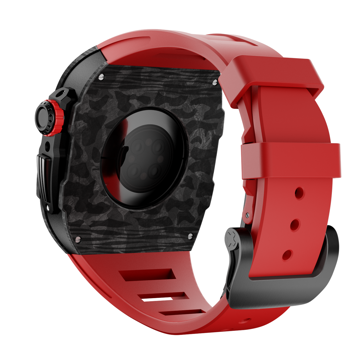 Carbon Fiber Case with Silicone Band Luxury Light Solid S10 46mm
