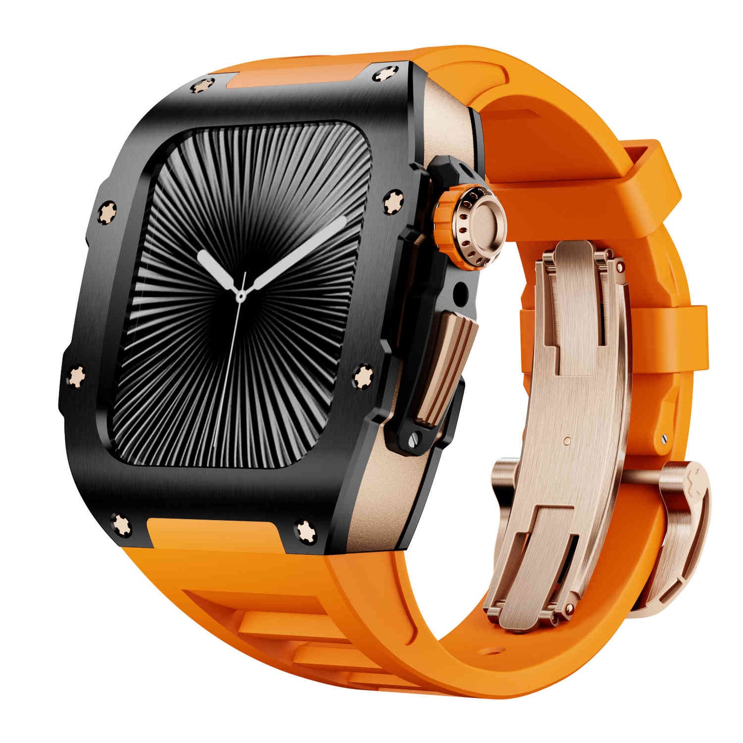 316L Stainless Steel with Silicone Band Luxury Solid S10 46mm