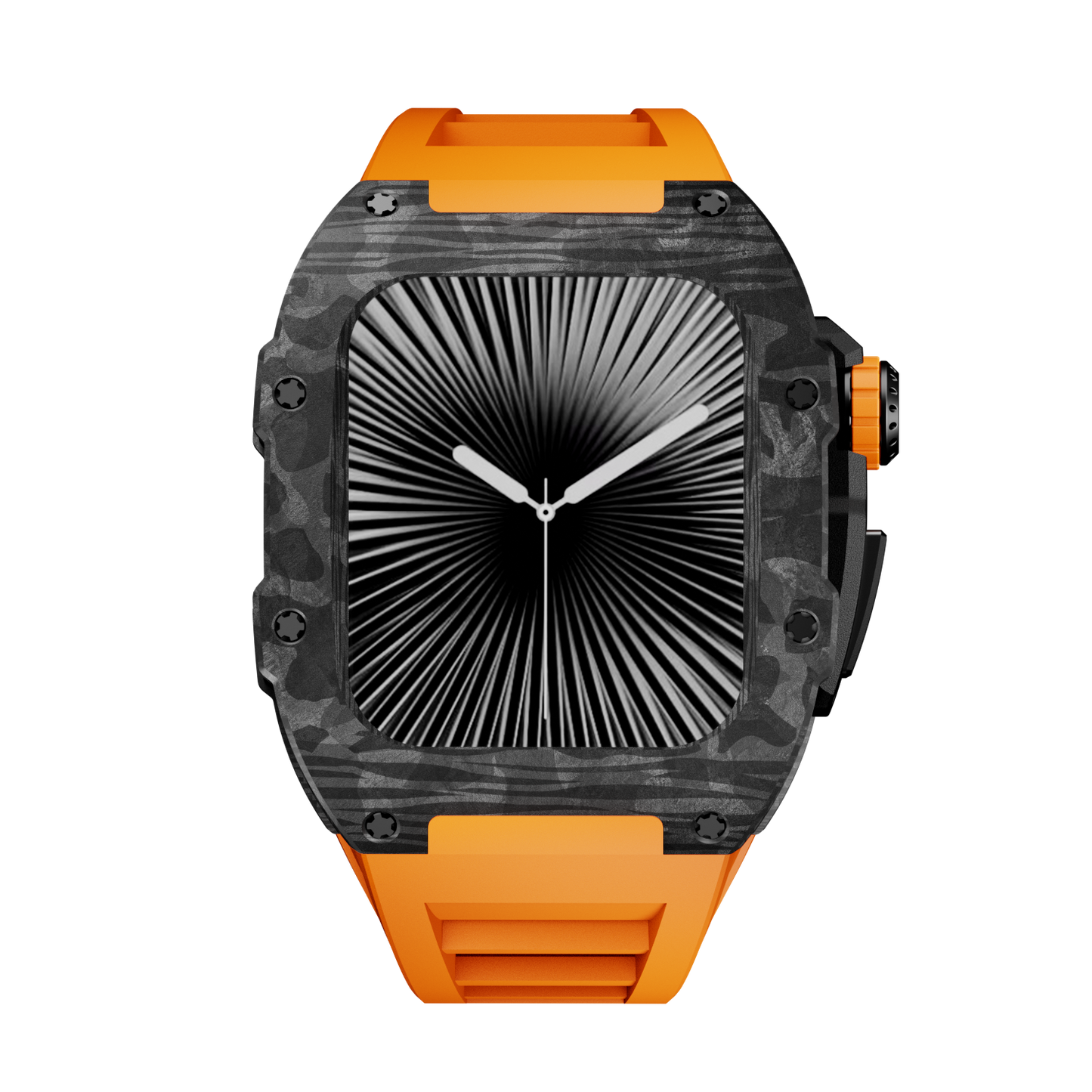 Carbon Fiber Case with Silicone Band Luxury Light Solid S10 46mm