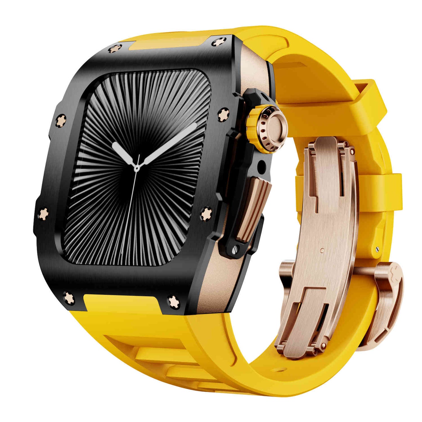 316L Stainless Steel with Silicone Band Luxury Solid S10 46mm
