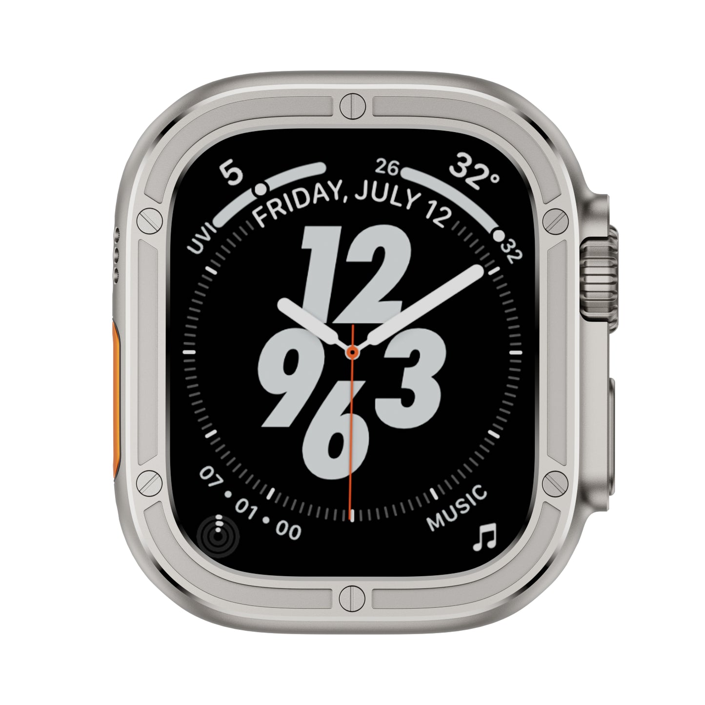 316L Stainless Steel Ultra Luxury Protection Circle For Apple Watch Ultra Regular