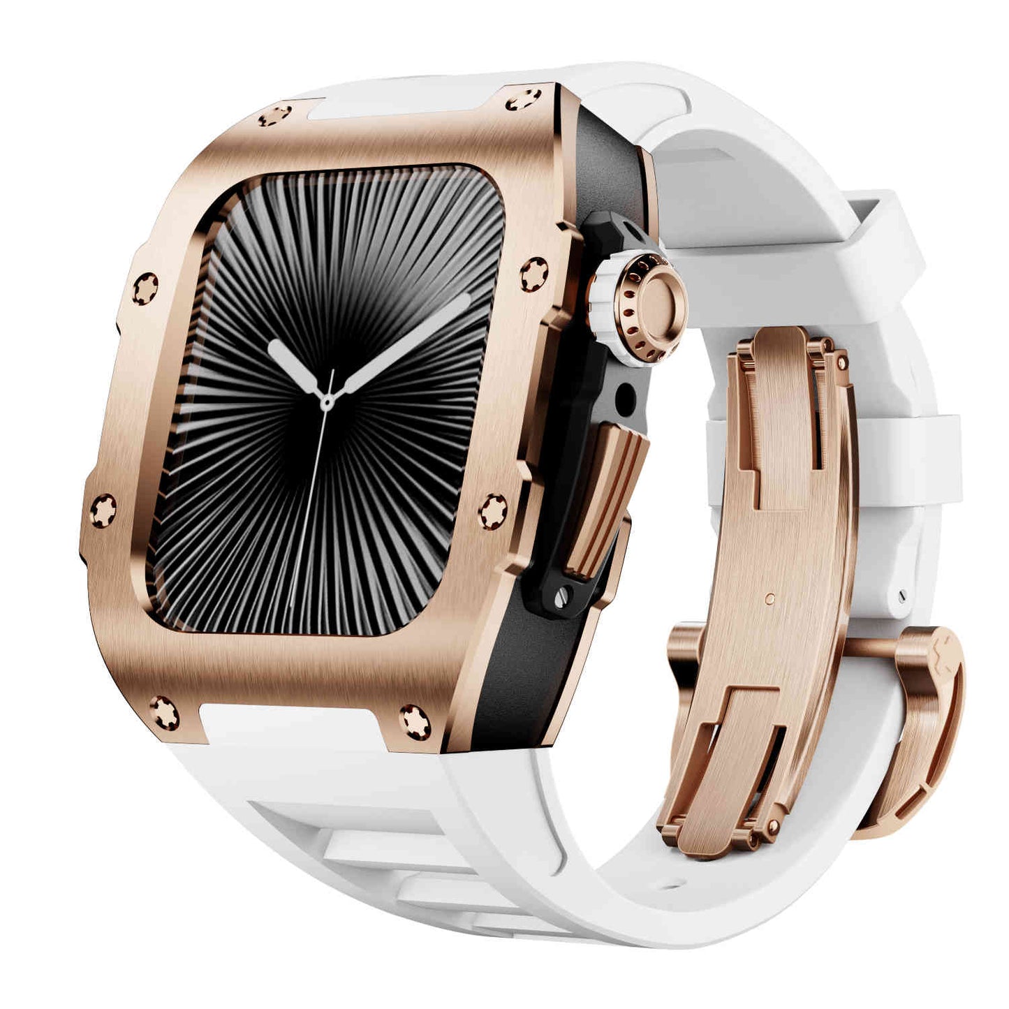 316L Stainless Steel with Silicone Band Luxury Solid S10 46mm