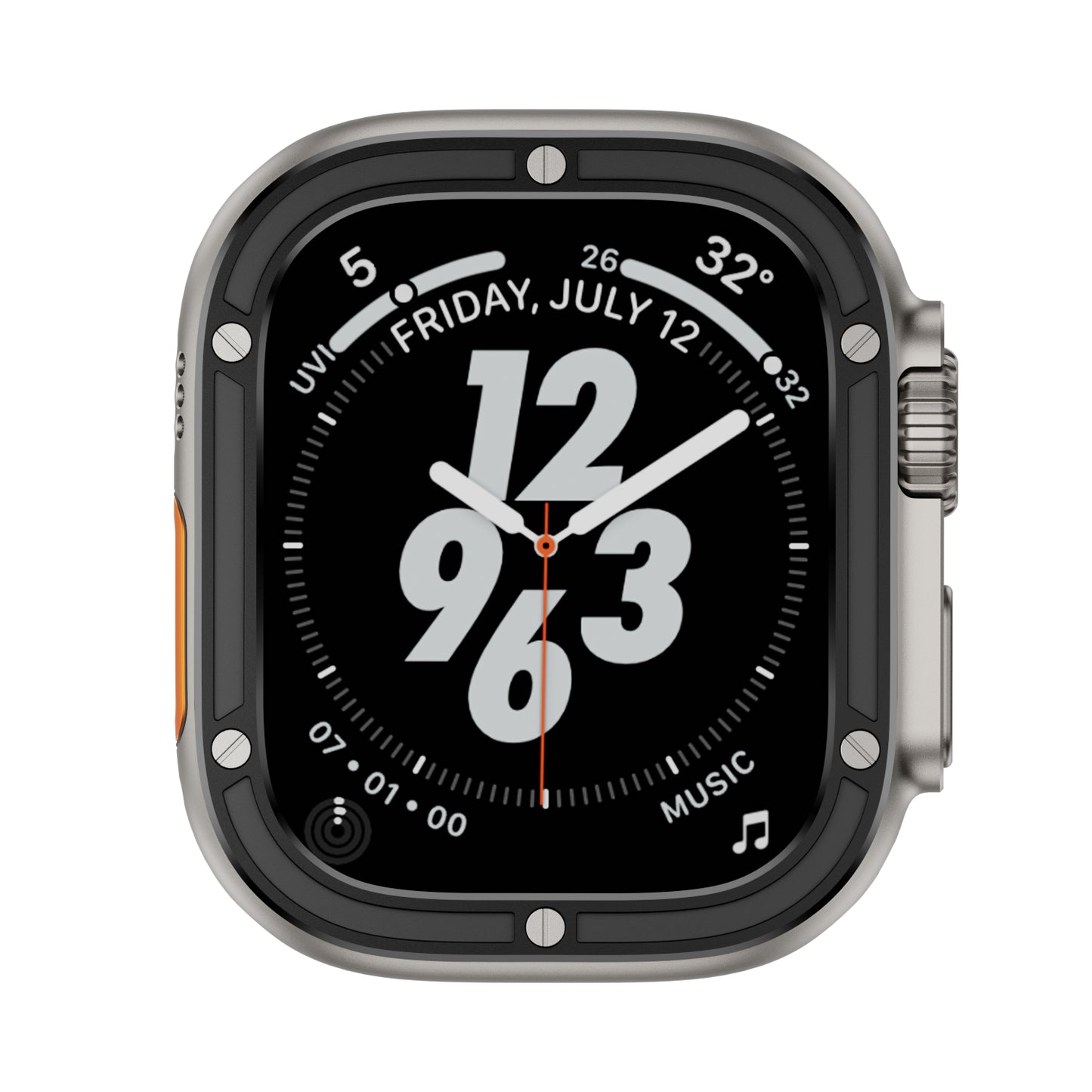 316L Stainless Steel Ultra Luxury Protection Circle For Apple Watch Ultra Regular