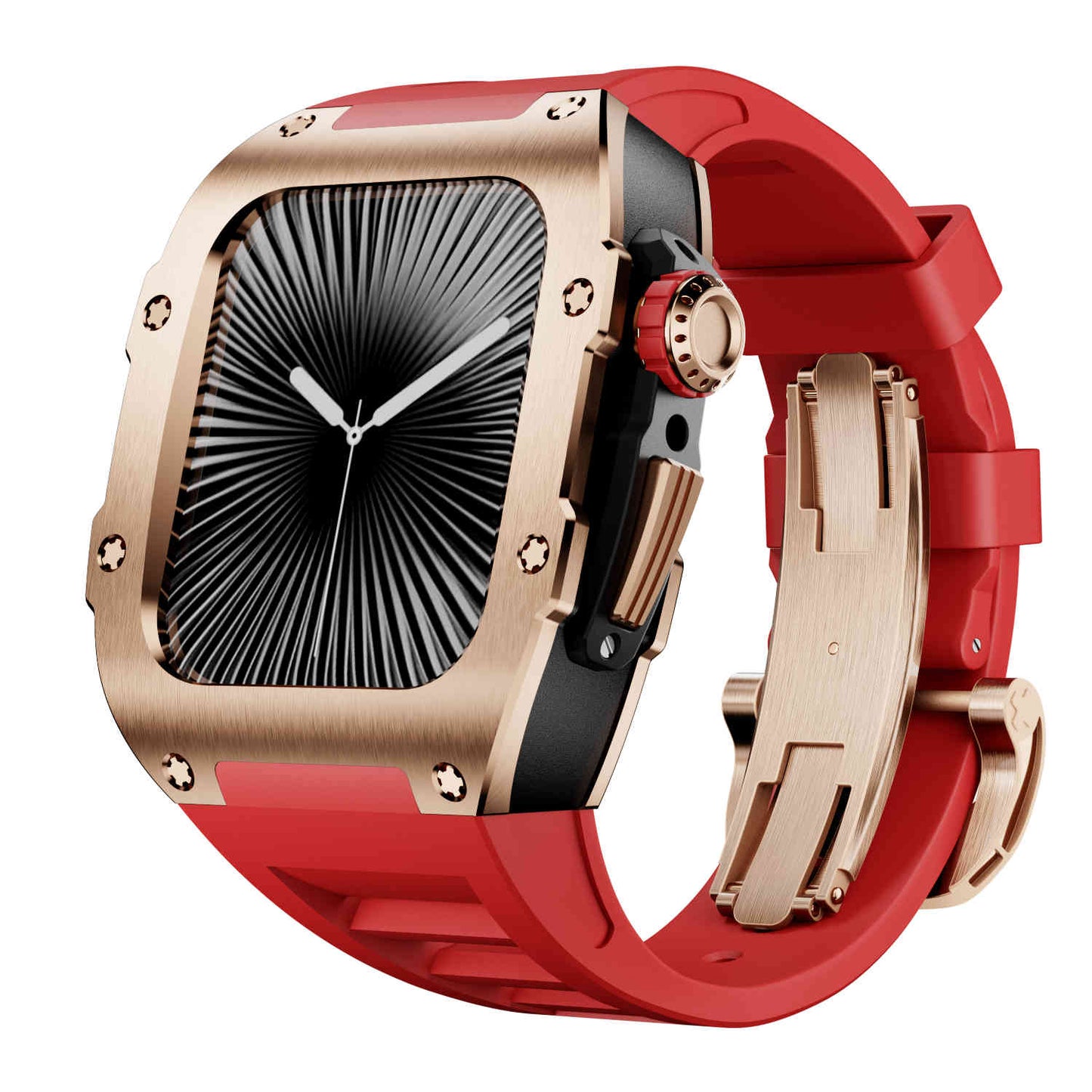 316L Stainless Steel with Silicone Band Luxury Solid S10 46mm