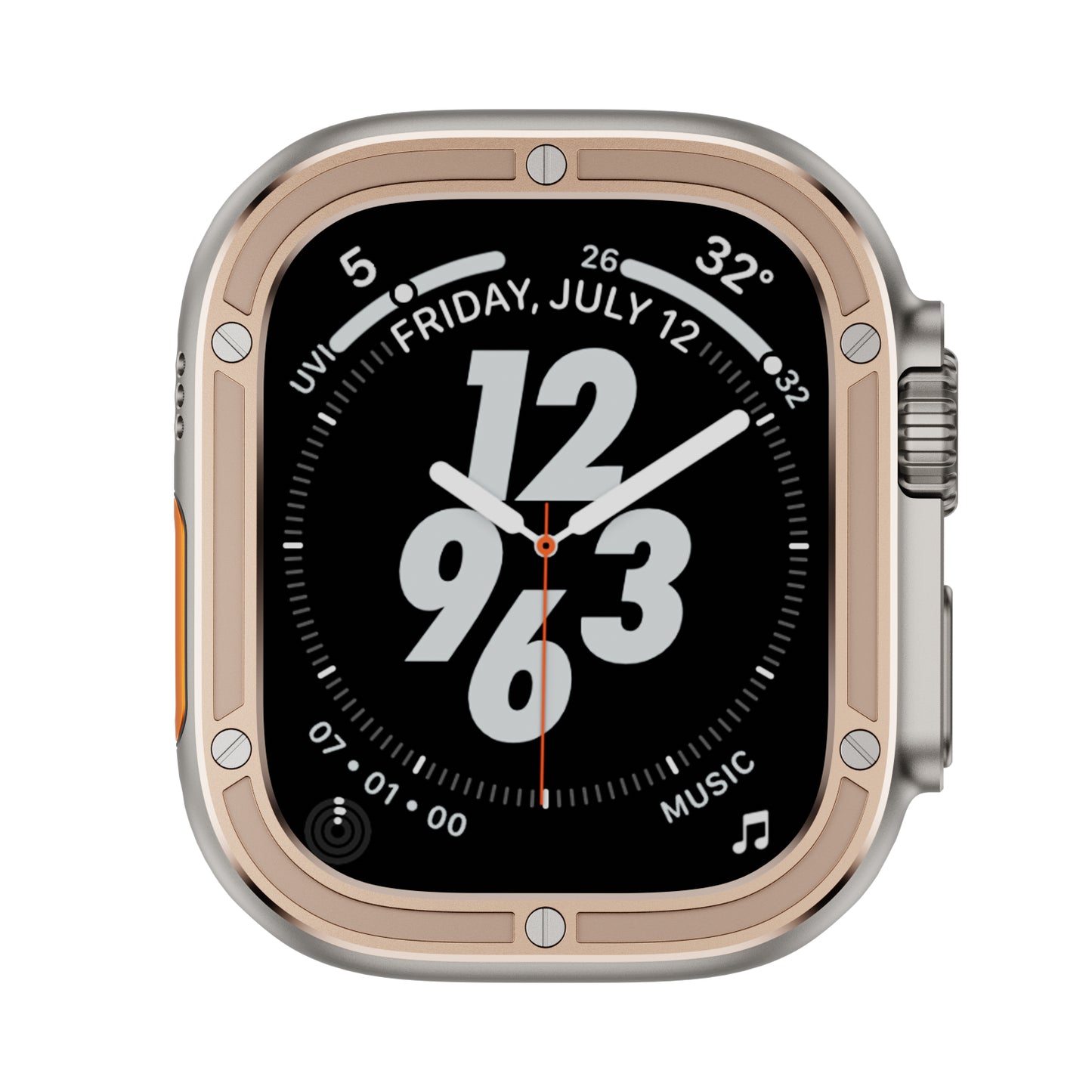 316L Stainless Steel Ultra Luxury Protection Circle For Apple Watch Ultra Regular