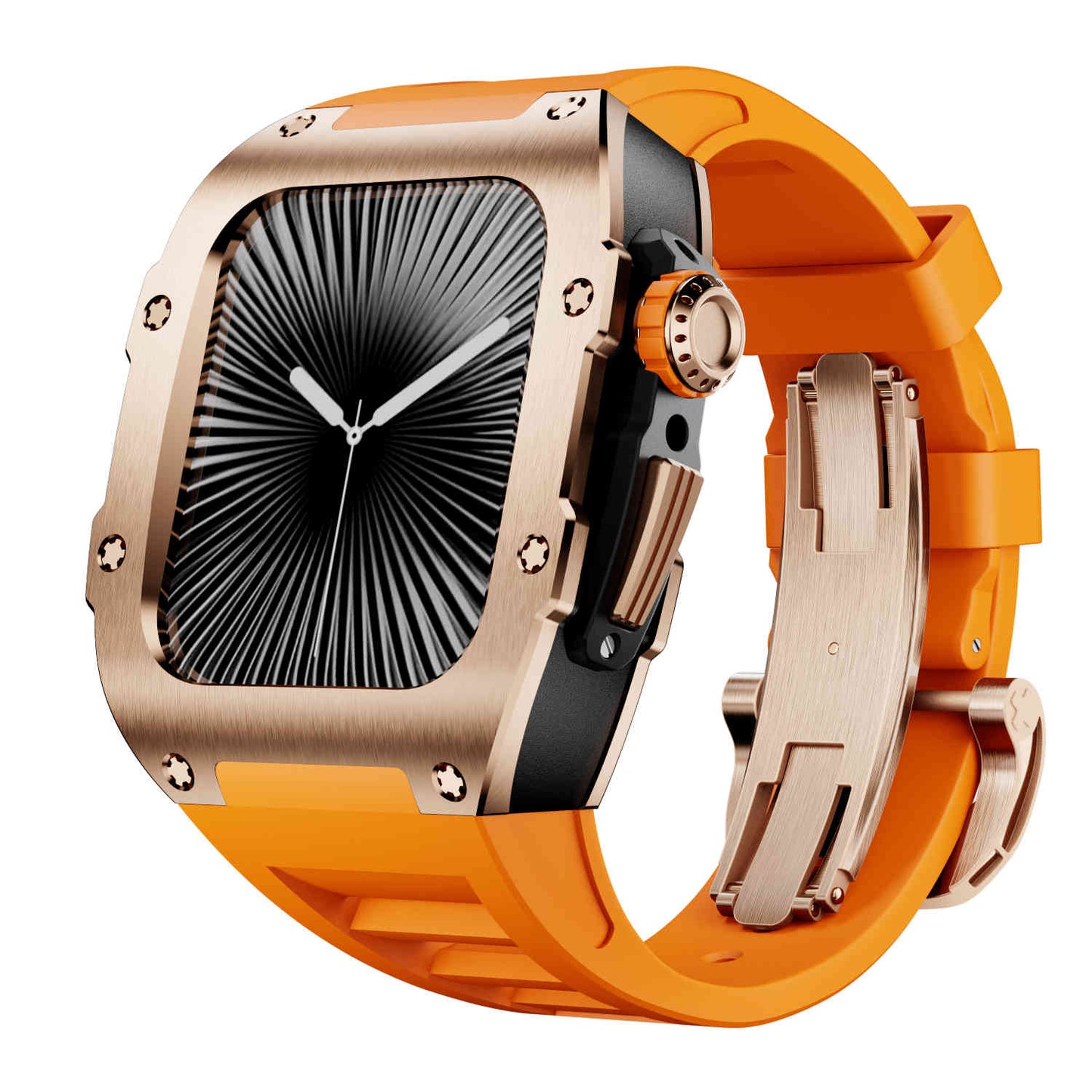 316L Stainless Steel with Silicone Band Luxury Solid S10 46mm