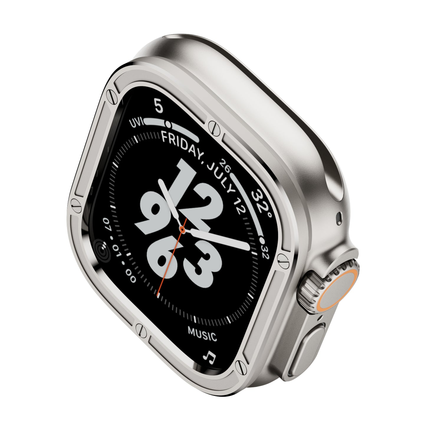 316L Stainless Steel Ultra Luxury Protection Circle For Apple Watch Ultra Regular