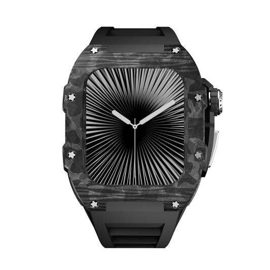 Carbon Fiber Case with Silicone Band Luxury Light Solid S10 46mm