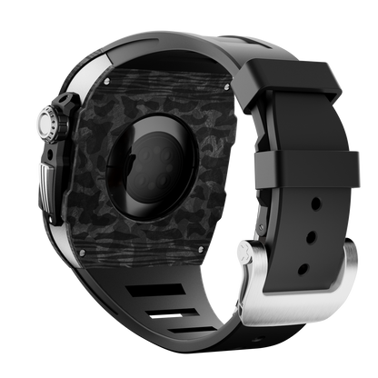 Carbon Fiber Case with Silicone Band Luxury Light Solid S10 46mm