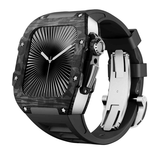 Carbon Fiber Case with Silicone Band Luxury Light Solid S10 46mm