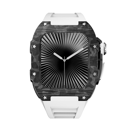 Carbon Fiber Case with Silicone Band Luxury Light Solid S10 46mm