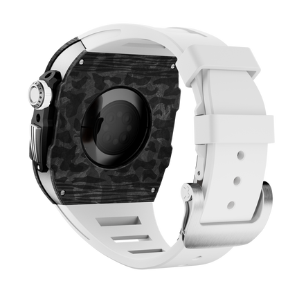 Carbon Fiber Case with Silicone Band Luxury Light Solid S10 46mm