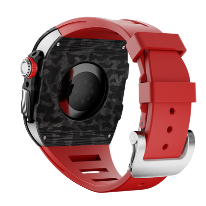Carbon Fiber Case with Silicone Band Luxury Light Solid S10 46mm