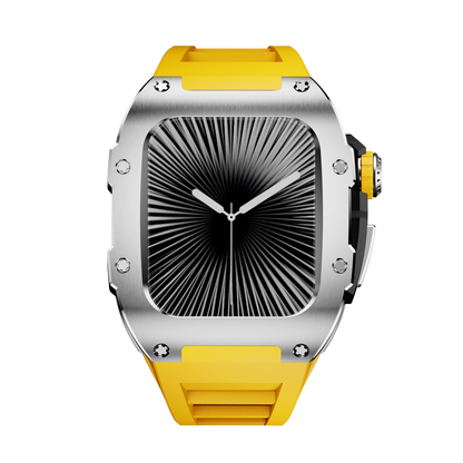316L Stainless Steel with Silicone Band Luxury Solid S10 46mm