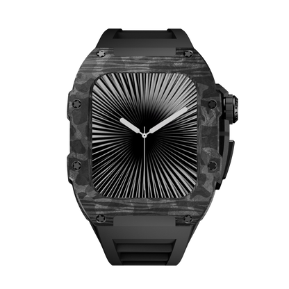 Carbon Fiber Case with Silicone Band Luxury Light Solid S10 46mm