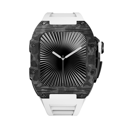 Carbon Fiber Case with Silicone Band Luxury Light Solid S10 46mm
