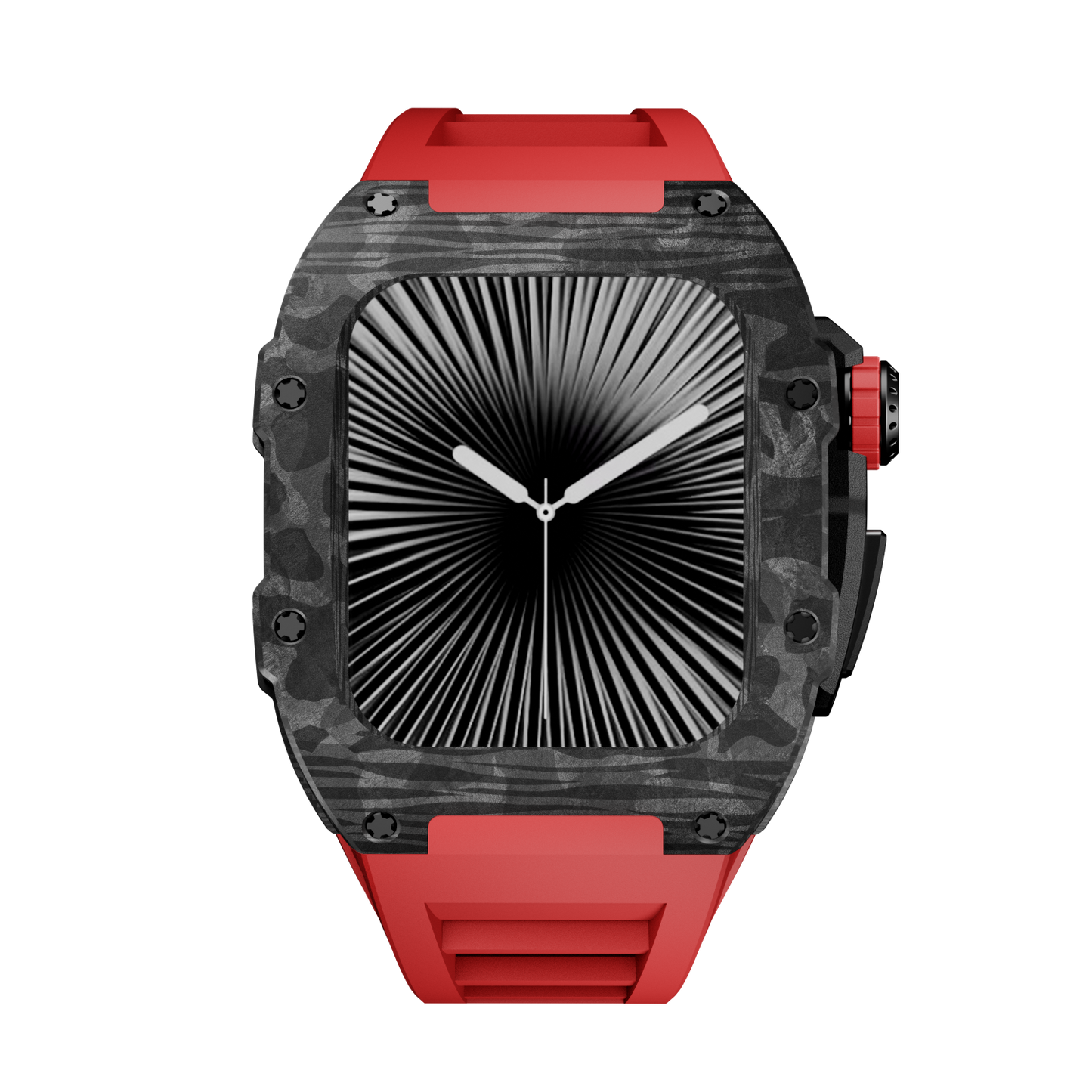 Carbon Fiber Case with Silicone Band Luxury Light Solid S10 46mm