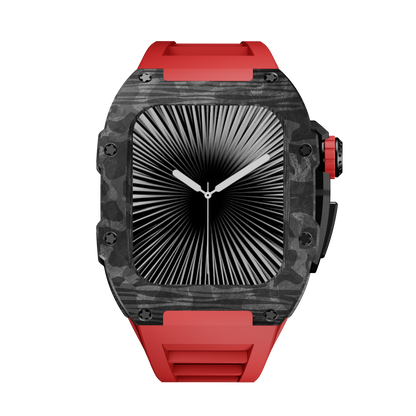 Carbon Fiber Case with Silicone Band Luxury Light Solid S10 46mm