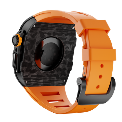Carbon Fiber Case with Silicone Band Luxury Light Solid S10 46mm