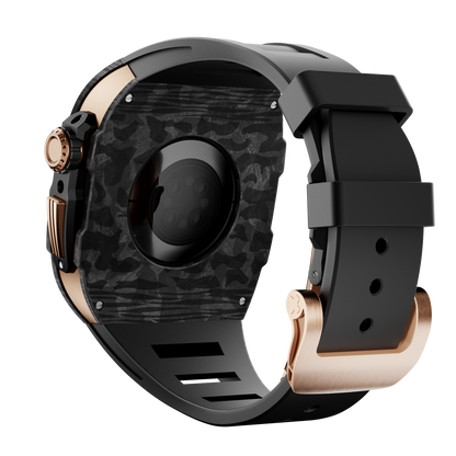 Carbon Fiber Case with Silicone Band Luxury Light Solid S10 46mm