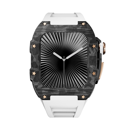 Carbon Fiber Case with Silicone Band Luxury Light Solid S10 46mm