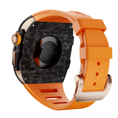 Carbon Fiber Case with Silicone Band Luxury Light Solid S10 46mm