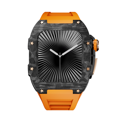 Carbon Fiber Case with Silicone Band Luxury Light Solid S10 46mm