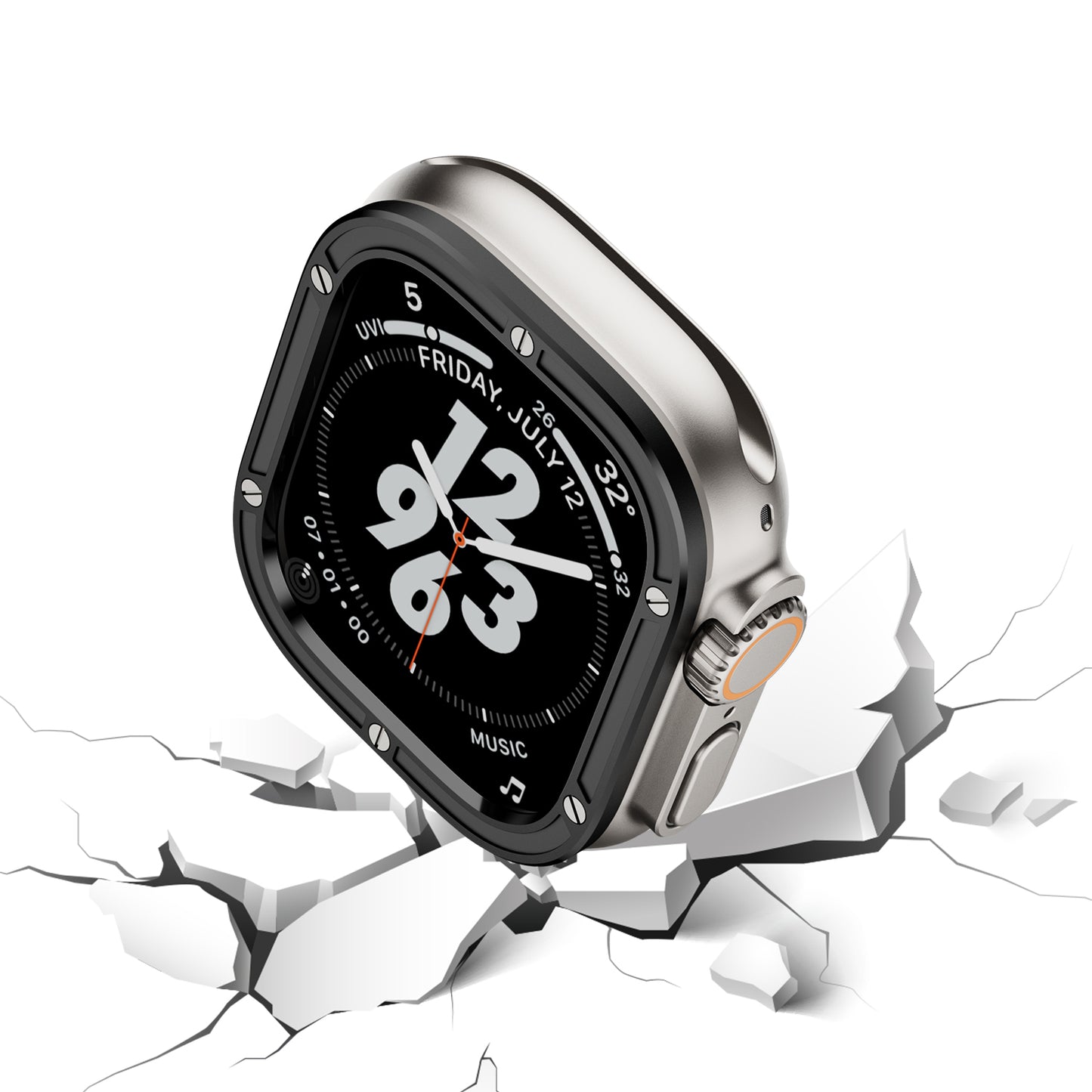 316L Stainless Steel Ultra Luxury Protection Circle For Apple Watch Ultra Regular